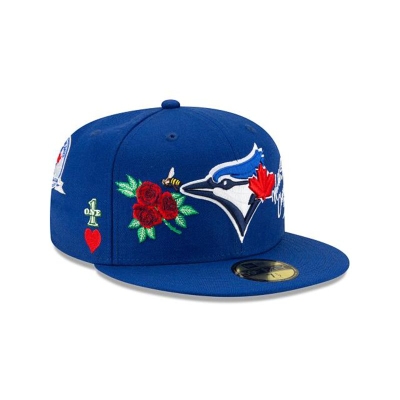 Sapca New Era Toronto Blue Jays MLB Icon 59FIFTY Fitted - Albastri